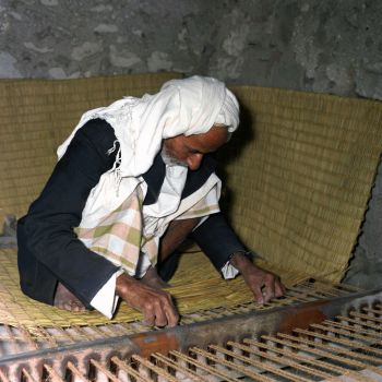 Straw Carpet weaving